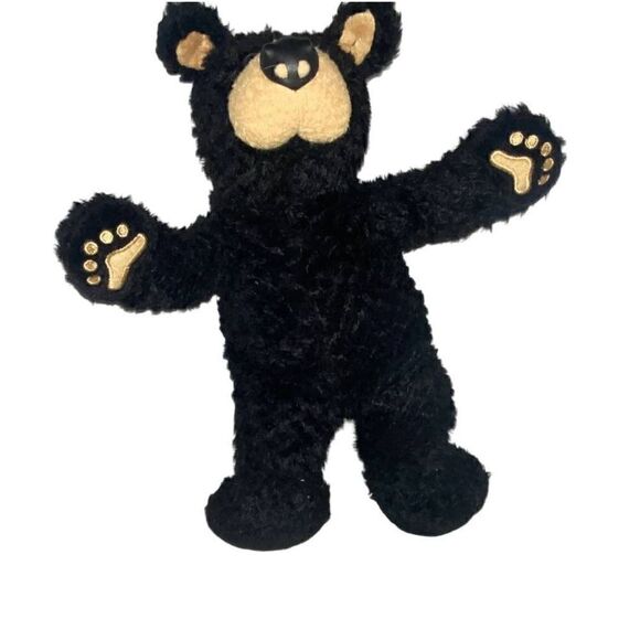 1996 Vintage Big Sky Carvers Bearfoots Plush Bear Jeff Flemming Black Size 11" - Picture 1 of 8